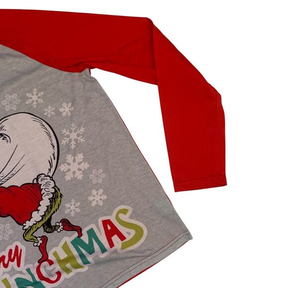 Dr Seuss The Grinch Men's Size S Merry Grinchmas Long Sleeve T-Shirt - Picture 11 of 13
